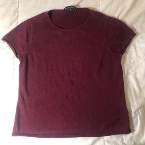 Brooks Brothers Maroon Knit Shirt
